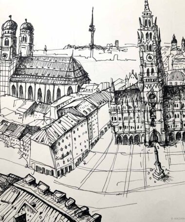 Marienplatz vom Alten Peter