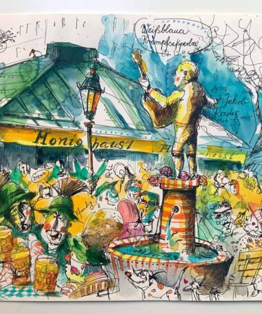 Alternative view of Viktualienmarkt