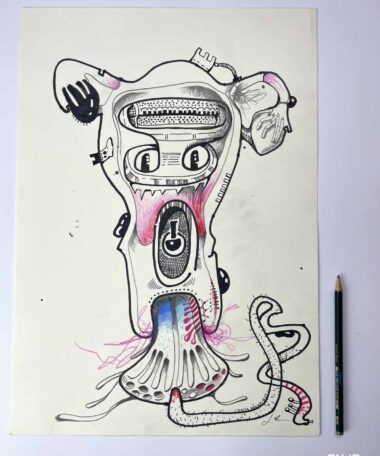 Alternative view of I can´t put tootbrushes into a poem