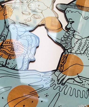 Alternative view of Tanzpaar Wallart